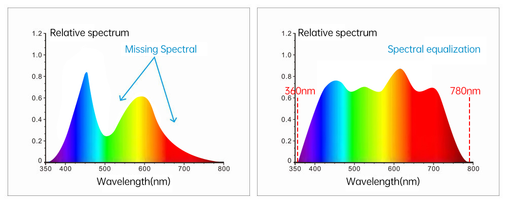 Combination full spectrum LED light source